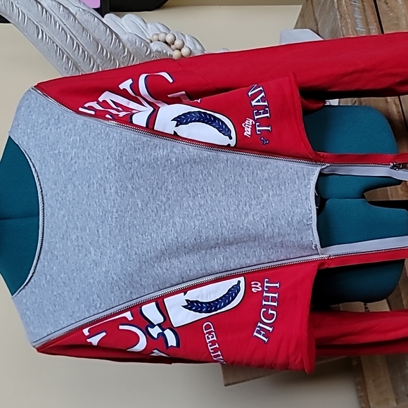 Fashion Nova Cropped Zipper Sweatshirt - SZ L - Picture 2 of 6